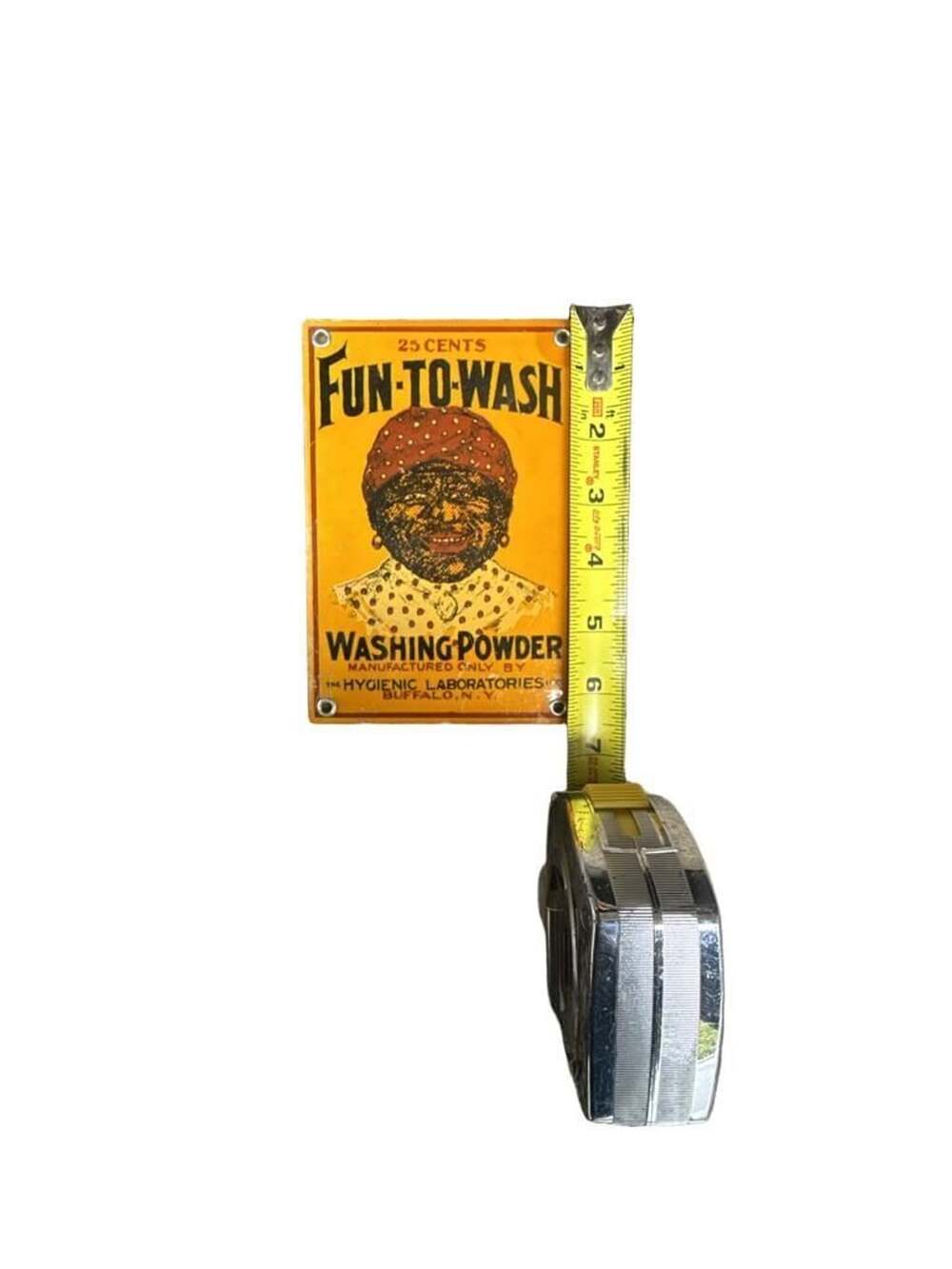 Fun-To-Wash Washing Powder Advertising Metal Sign - Picture 3 of 3